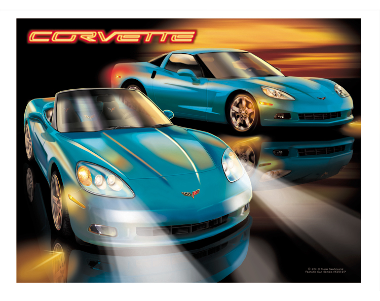 C6 - Jetstream Blue Corvette